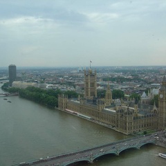 London Eye - river view